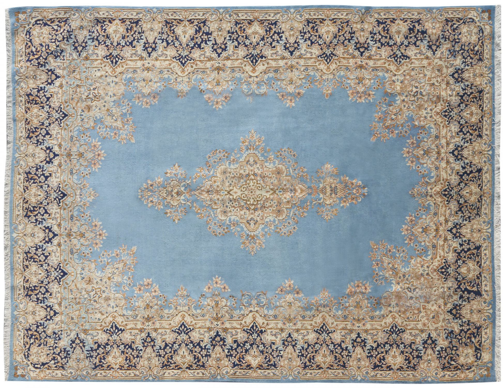 Stonewash  blå <br/>335 x 245 cm