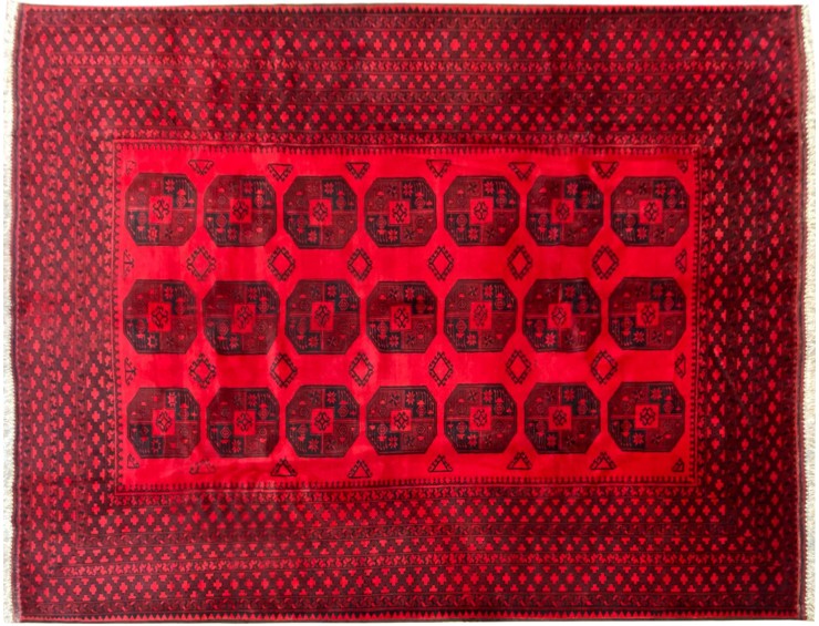 Rot Persien Turkeman teppich  357 x 262 cm