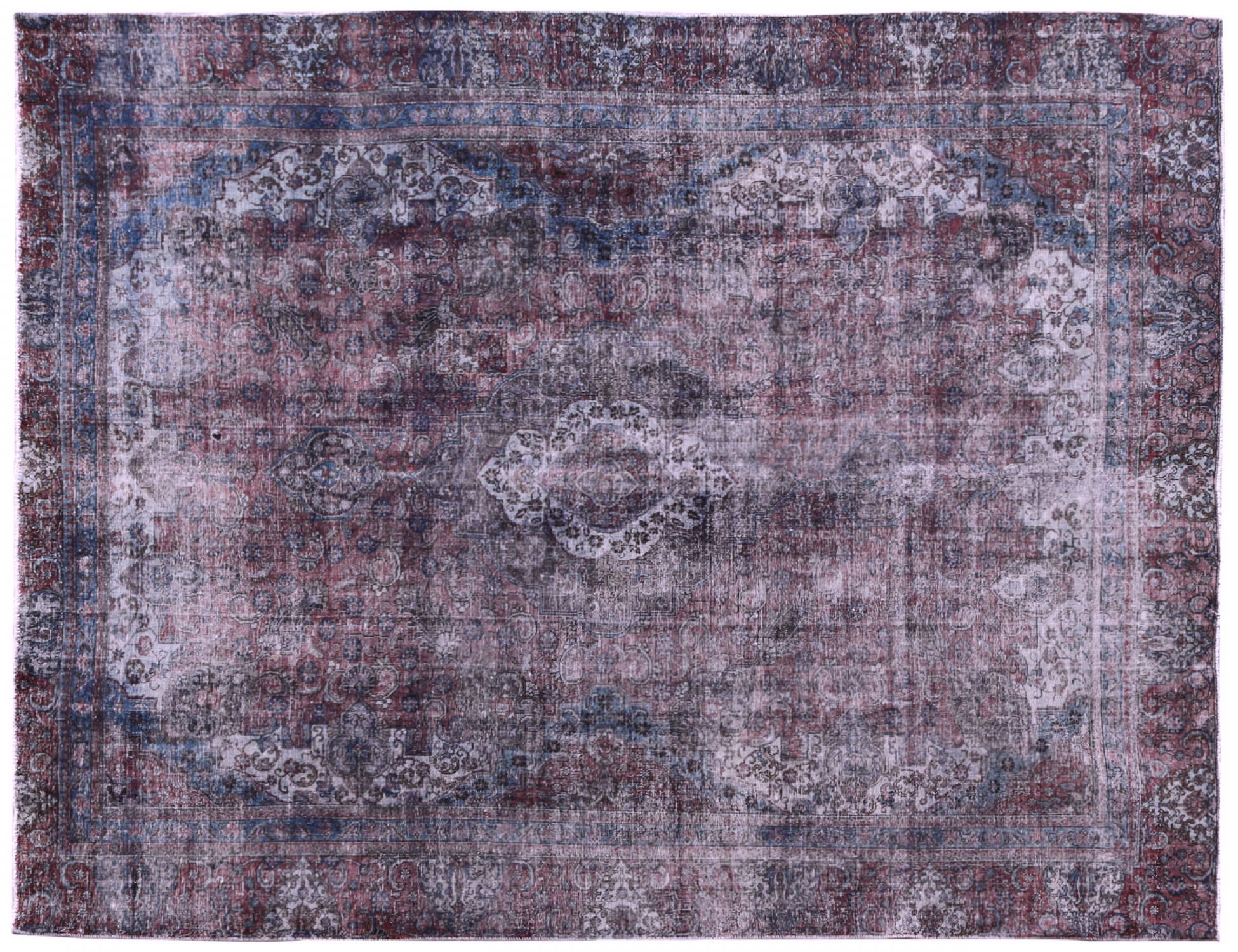 Vintage Tæppe  blå <br/>384 x 300 cm
