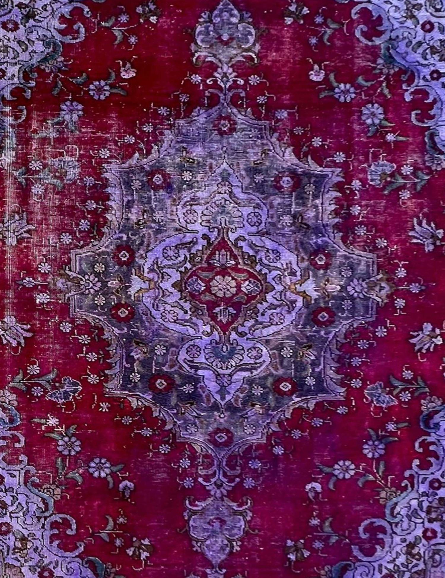 Tappeto vintage persiano  viola <br/>330 x 223 cm