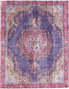 Retro Perserteppich 365 x 255 blau