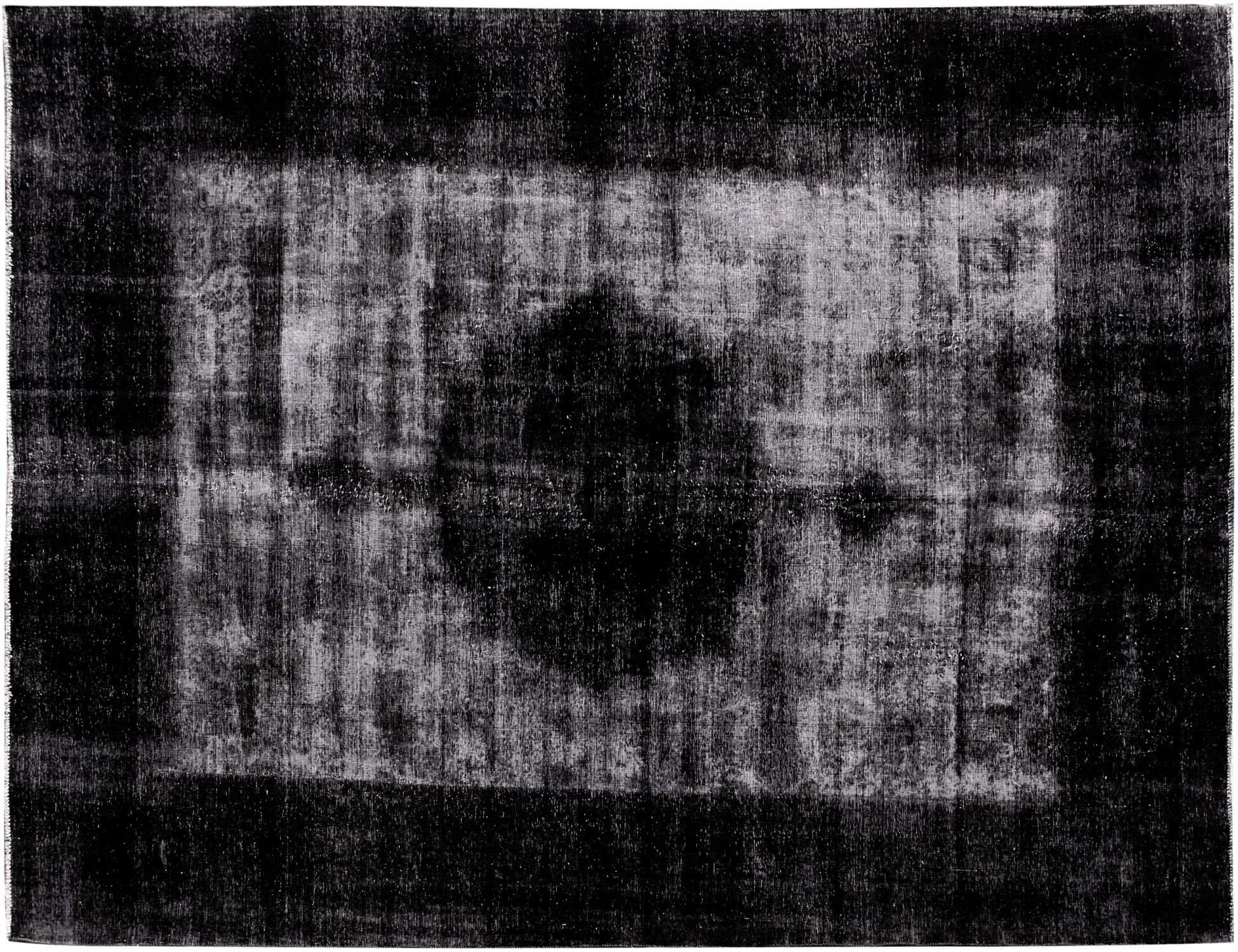 Persischer Vintage Teppich  schwarz <br/>385 x 283 cm