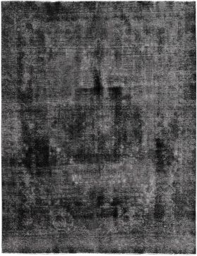 Persischer Vintage Teppich 352 x 257 schwarz