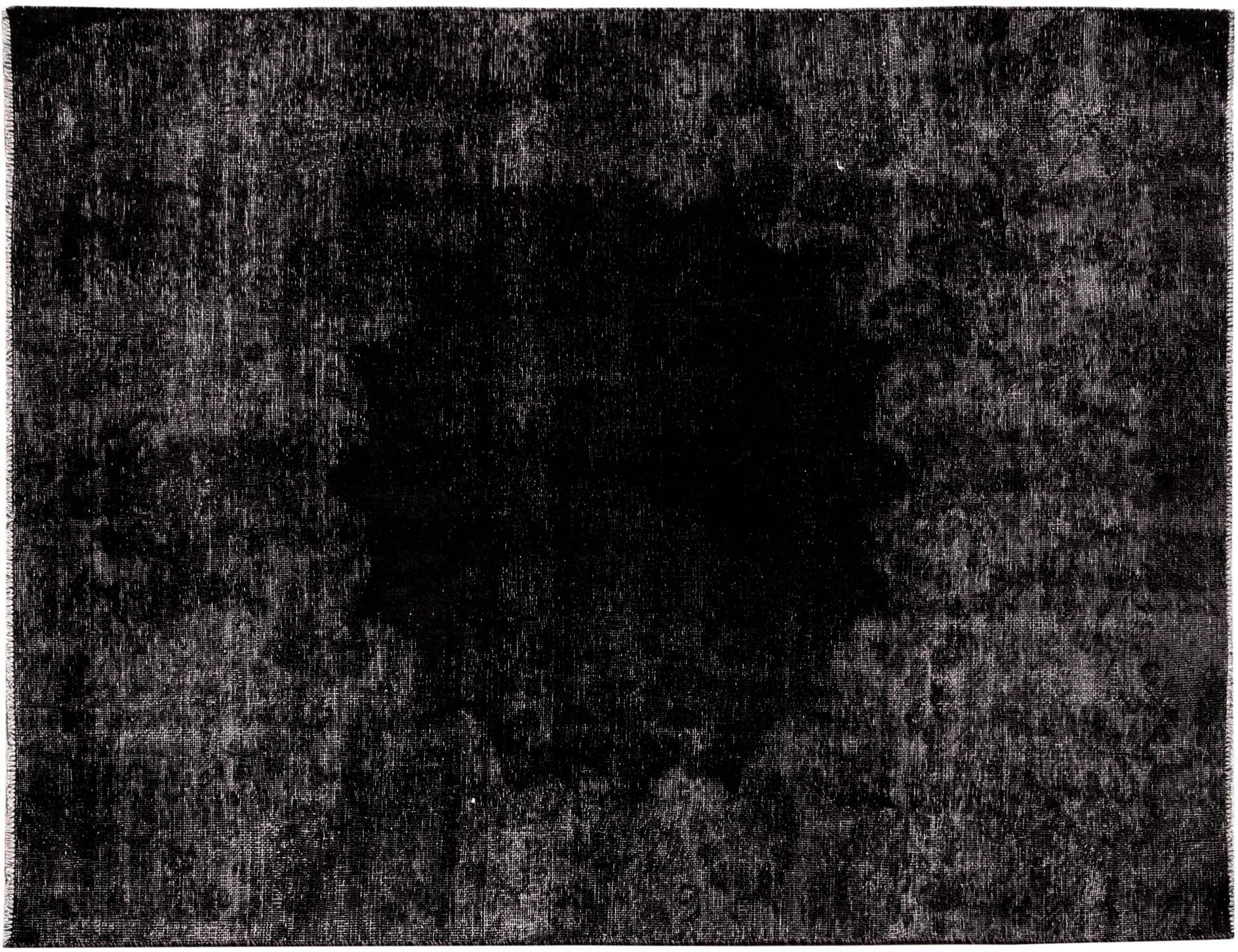 Perzisch Vintage Tapijt  zwarte  <br/>198 x 138 cm