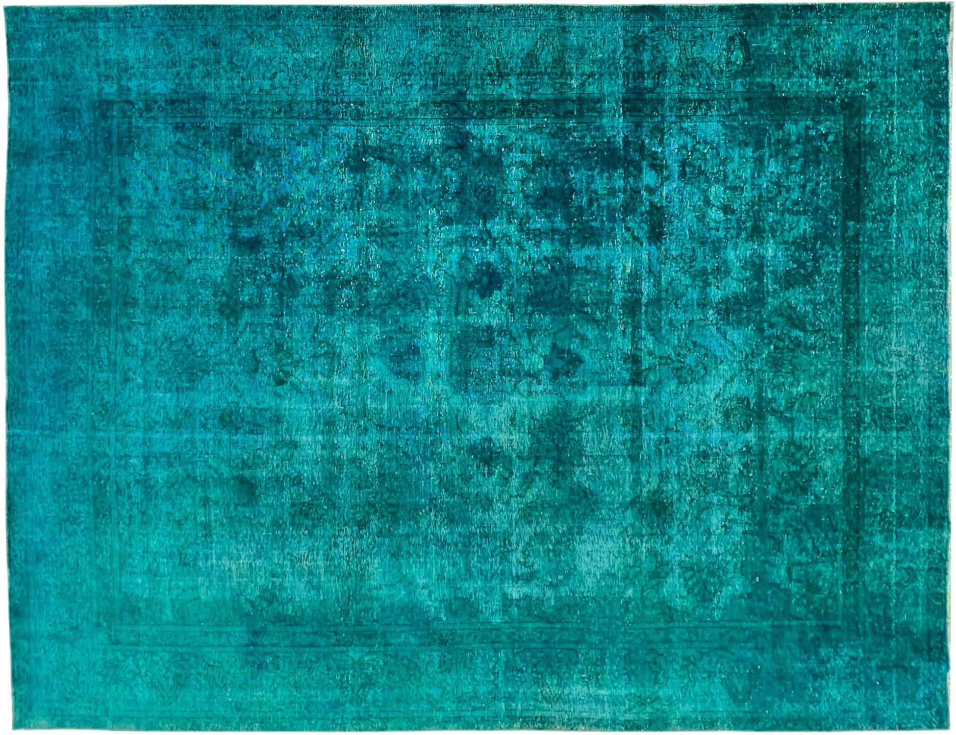 Persian Vintage Carpet  turkoise  <br/>382 x 282 cm