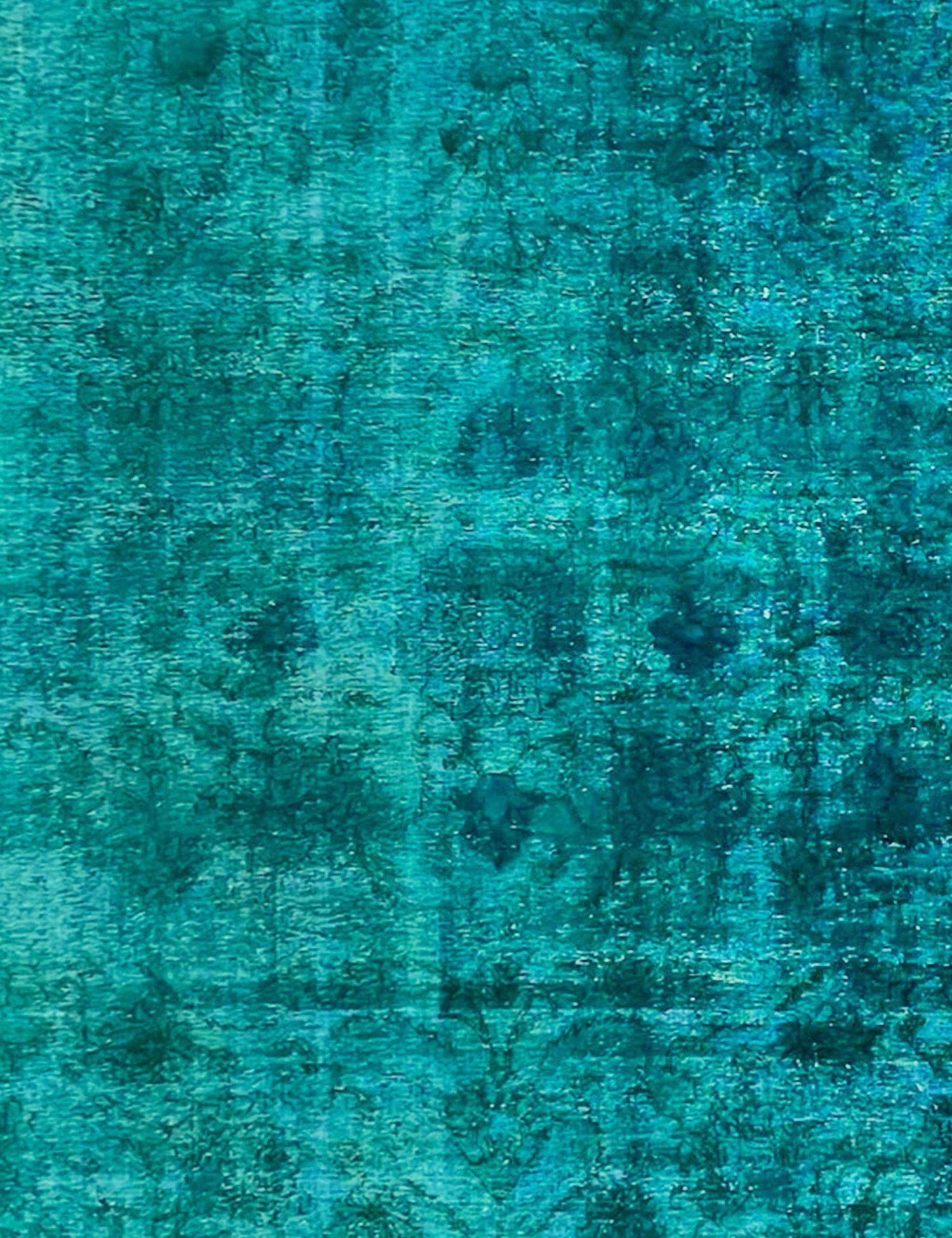 Alfombra persa vintage  turquesa <br/>382 x 282 cm