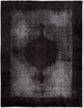 Persischer Vintage Teppich 376 x 290 schwarz