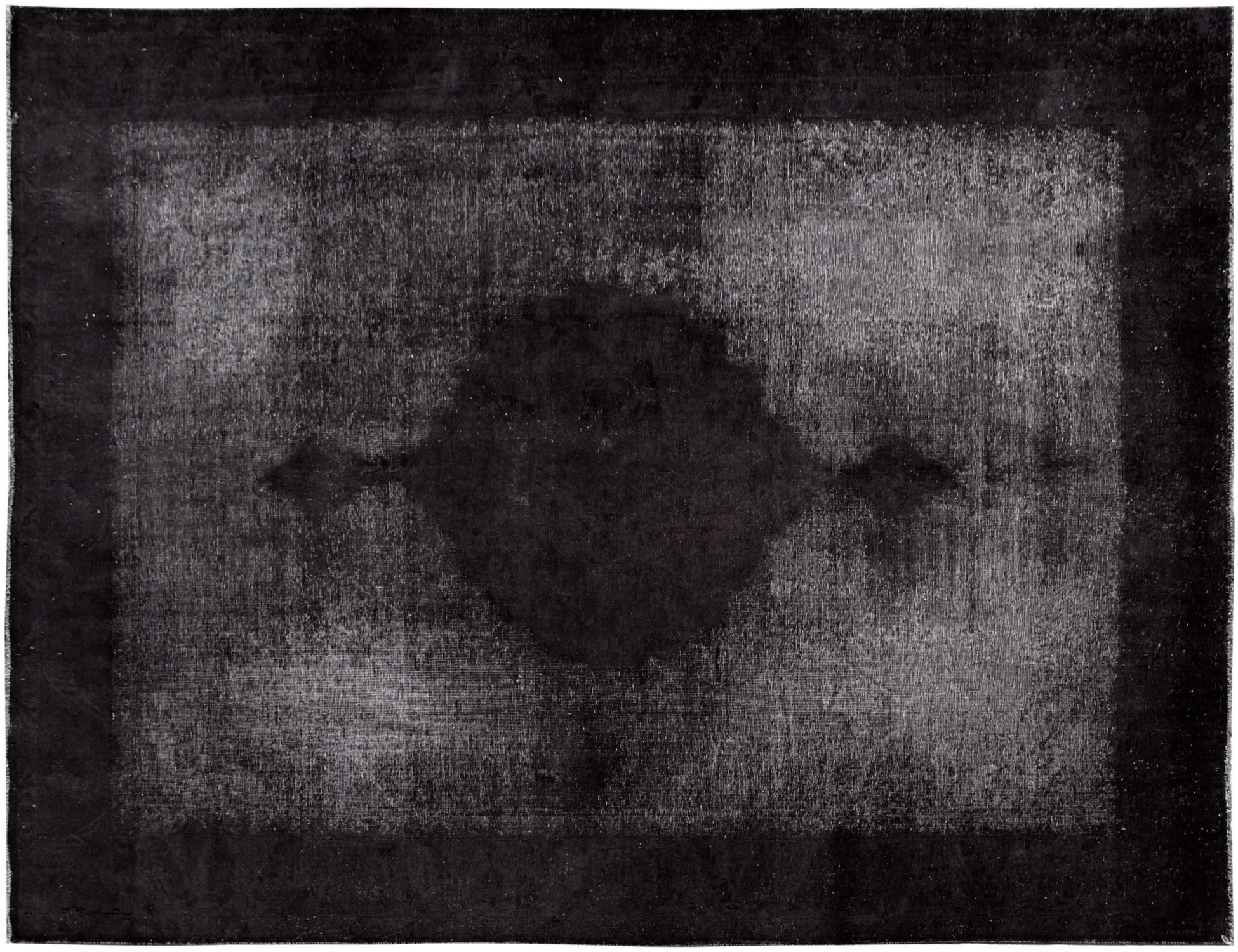 Perzisch Vintage Tapijt  zwarte  <br/>376 x 290 cm