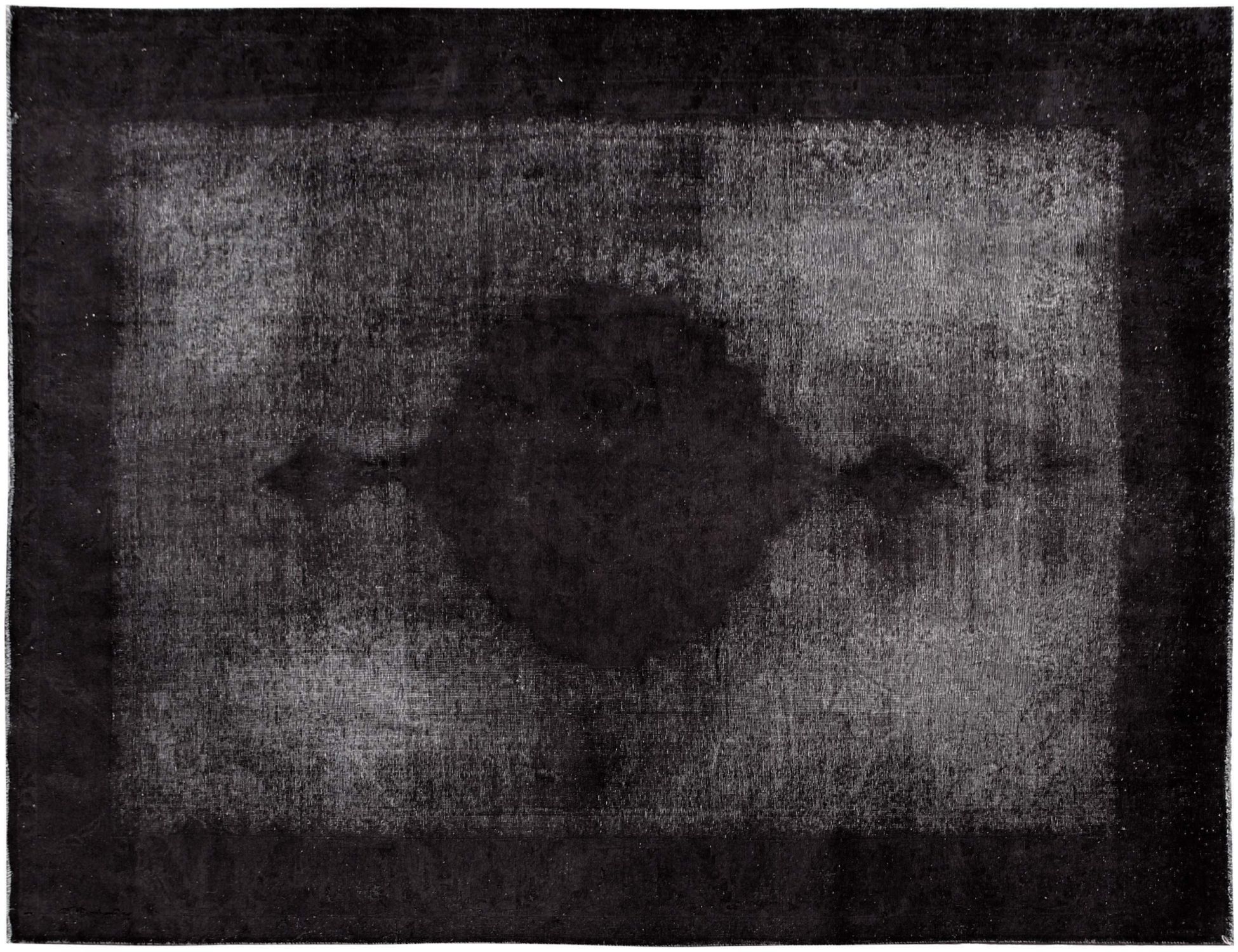 Tappeto vintage persiano  nero <br/>376 x 290 cm