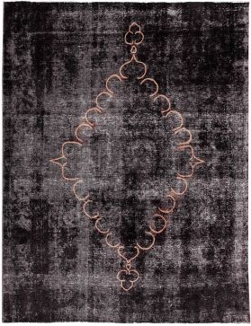 Persischer Vintage Teppich 285 x 224 schwarz