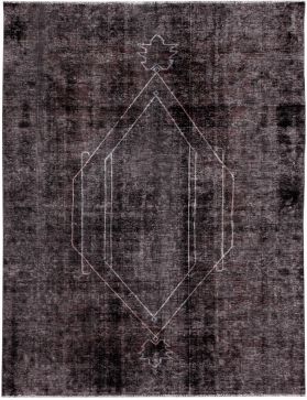 Persischer Vintage Teppich 290 x 190 schwarz
