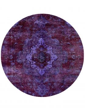 Persian vintage carpet  viola <br/>207 x 207 cm