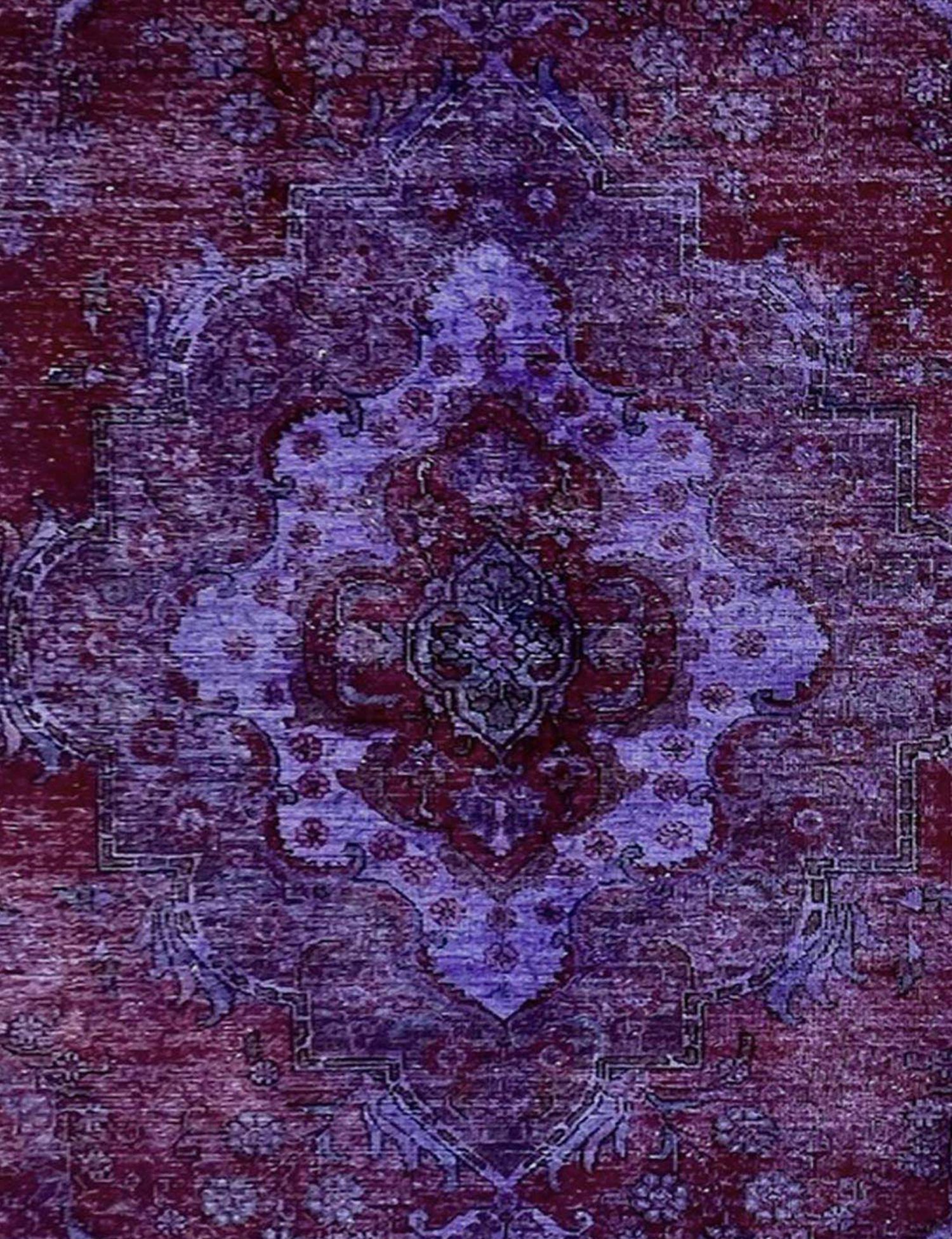 Persian vintage carpet  viola <br/>207 x 207 cm