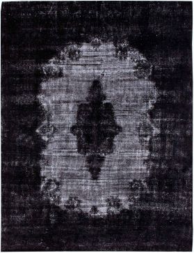 Persischer Vintage Teppich 434 x 298 schwarz