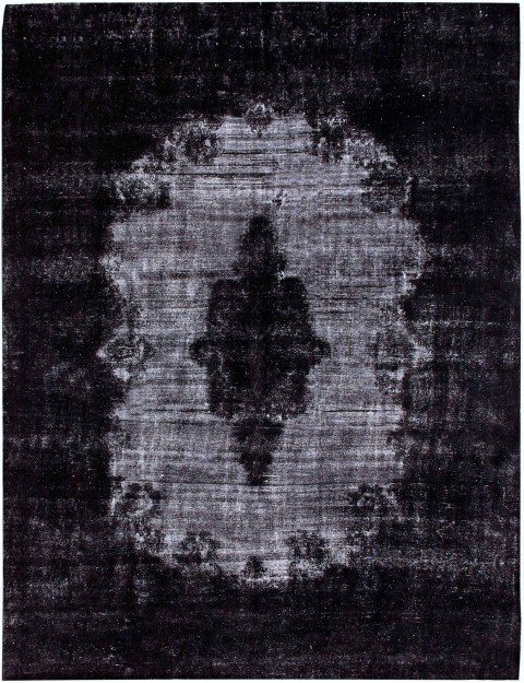 Schwarz Persien Persischer Vintage Teppich  434 x 298 cm