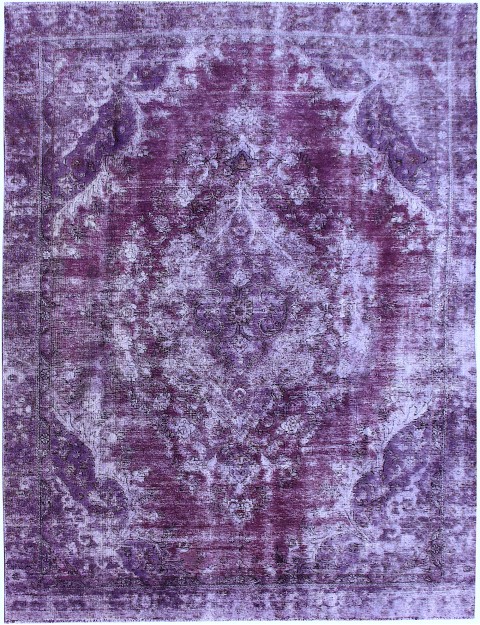 Lila Persien Persischer Vintage Teppich 380 x 267 cm