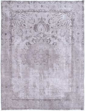 Persischer Vintage Teppich 388 x 294 grau