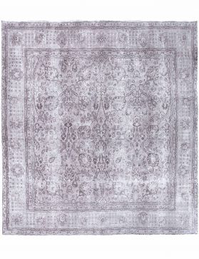Persischer Vintage Teppich 290 x 293 grau
