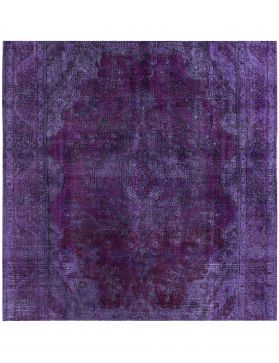 Tapis Persan vintage 262 x 262 violet