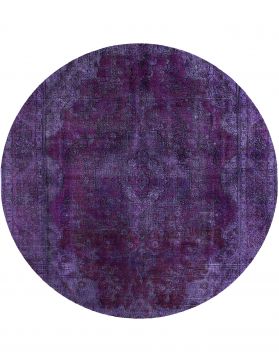 Tapis Persan vintage 262 x 262 violet