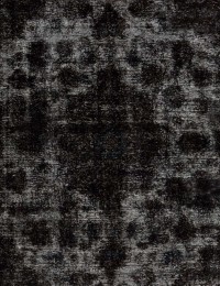 Svart Persien Vintage Matta  347 x 250 cm
