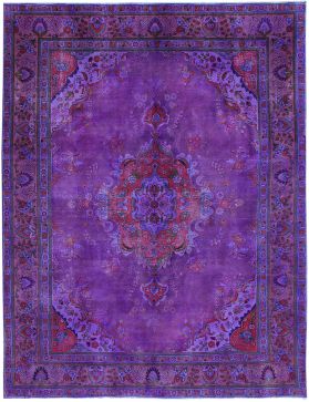 Alfombra persa vintage 340 x 250 púrpura