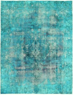 Tappeto vintage persiano  turchese <br/>376 x 280 cm