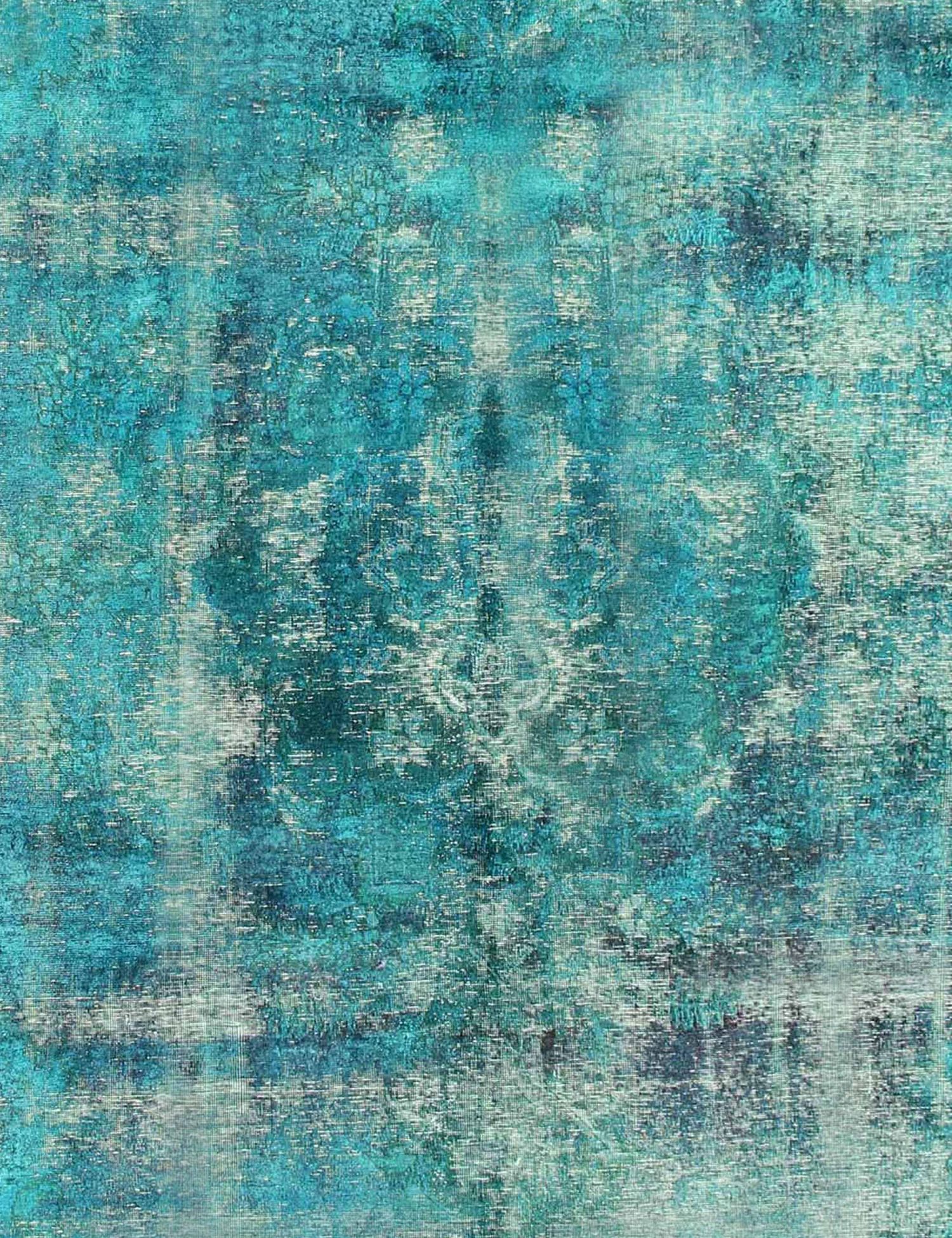 Tappeto vintage persiano  turchese <br/>376 x 280 cm