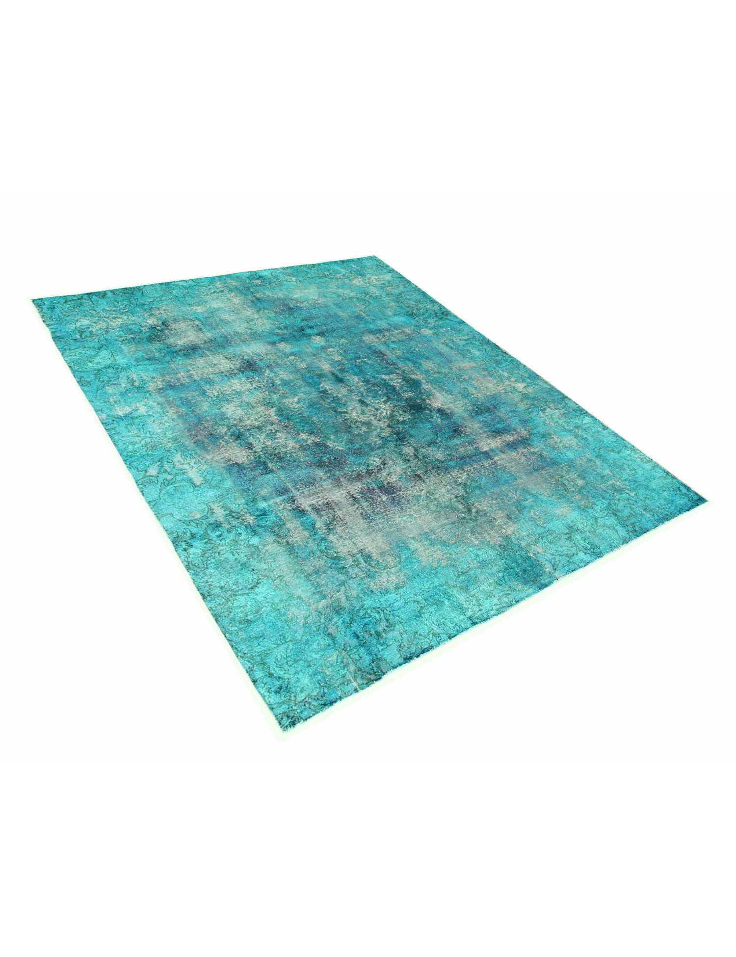 Tappeto vintage persiano  turchese <br/>376 x 280 cm