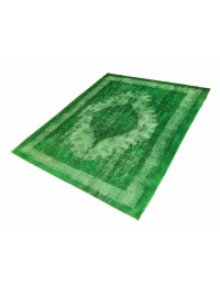 Grön Persien Vintage Matta  433 x 348 cm