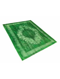 Grön Persien Vintage Matta  433 x 348 cm