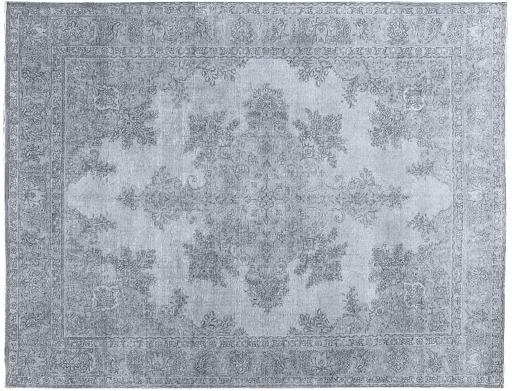 Grau Persien Vintage Perserteppich 377 x 304 cm