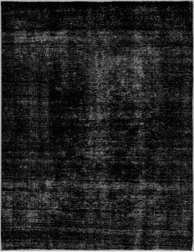 Persischer Vintage Teppich 270 x 195 schwarz