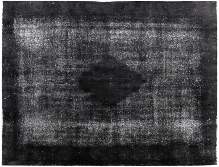 Sort Persien Persisk Vintagetæppe 348 x 272 cm