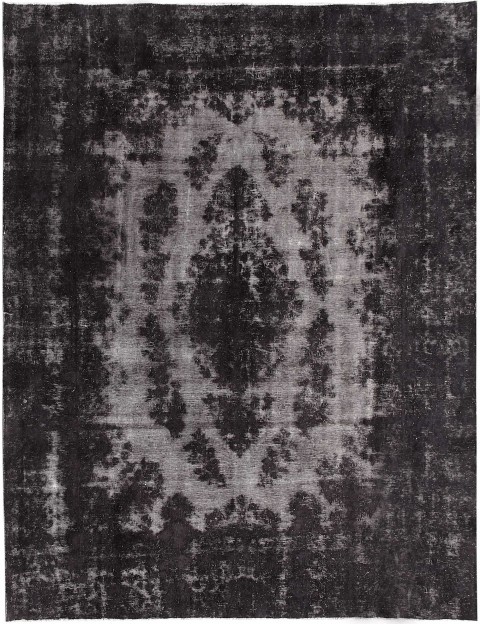 Schwarz Persien Persischer Vintage Teppich 371 x 285 cm