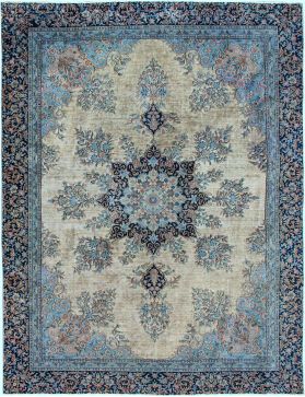 Retro Perserteppich 385 x 270 blau
