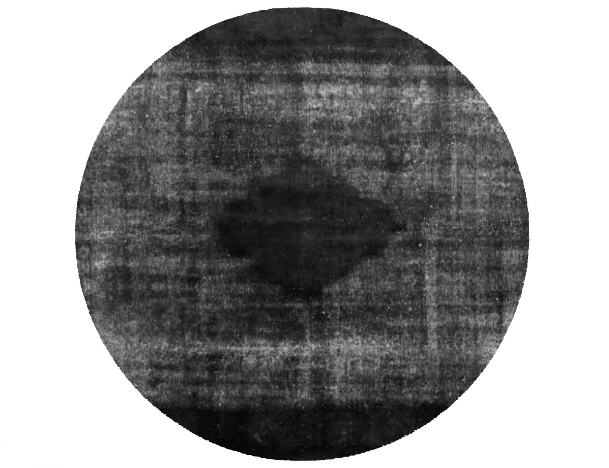 Tappeto vintage persiano  nero <br/>272 x 272 cm