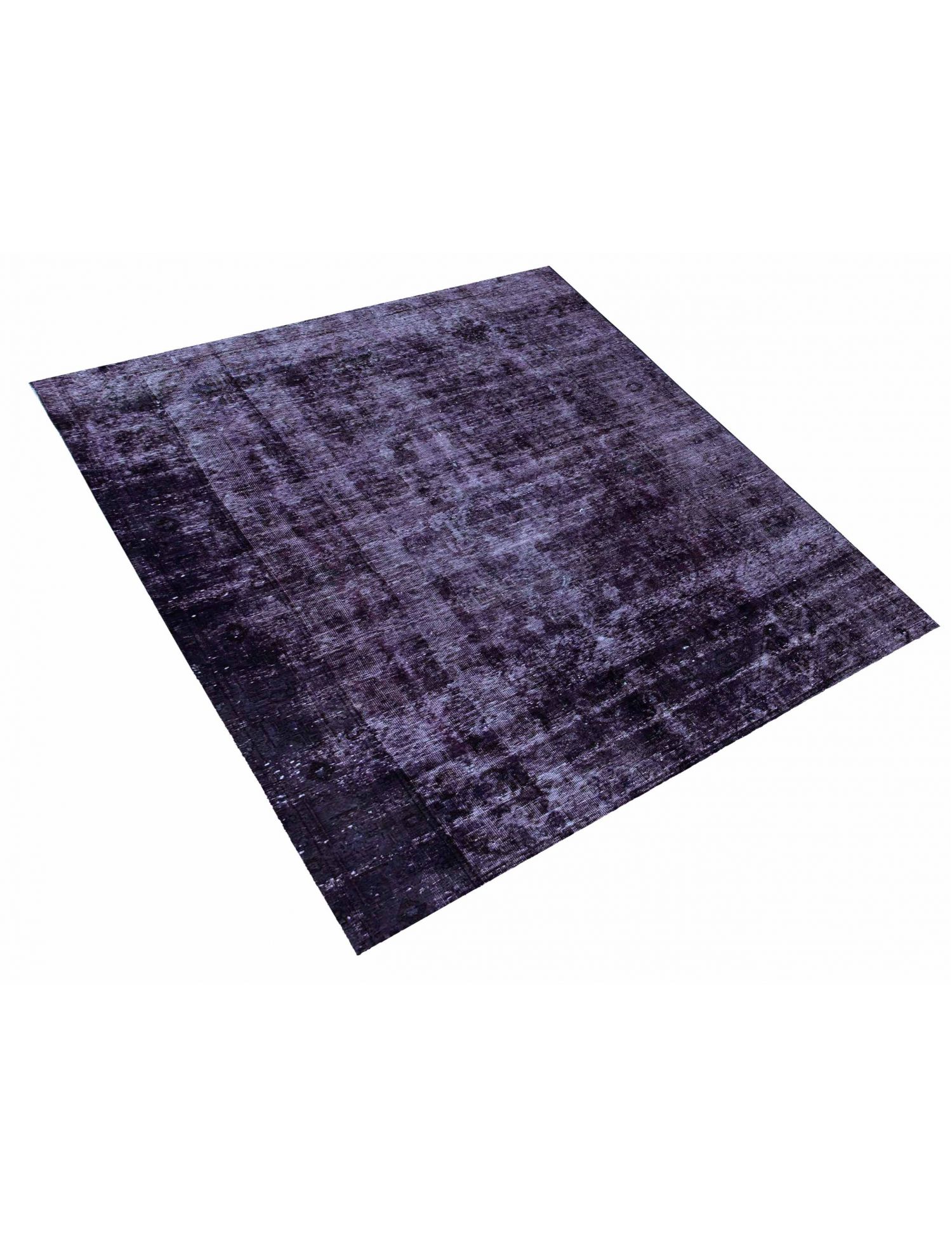 Persischer Vintage Teppich  lila <br/>190 x 190 cm