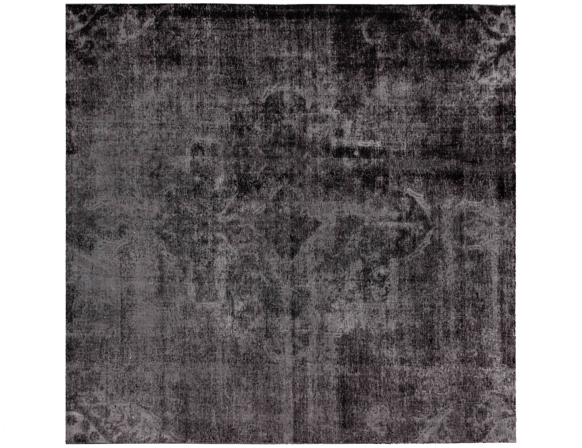 Tappeto vintage persiano  nero <br/>214 x 214 cm