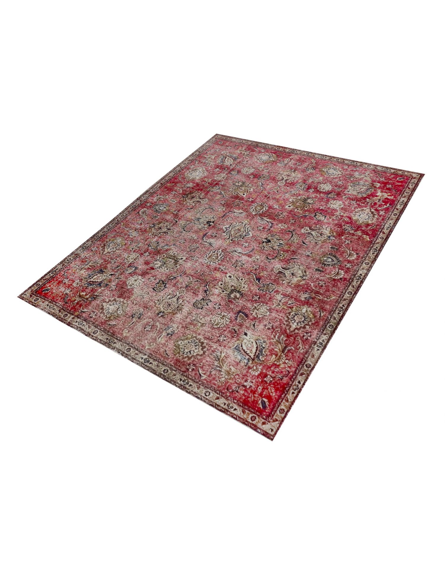 Red  Persia Retro Rug  296 x 258 cm - Unique Handmade Carpet