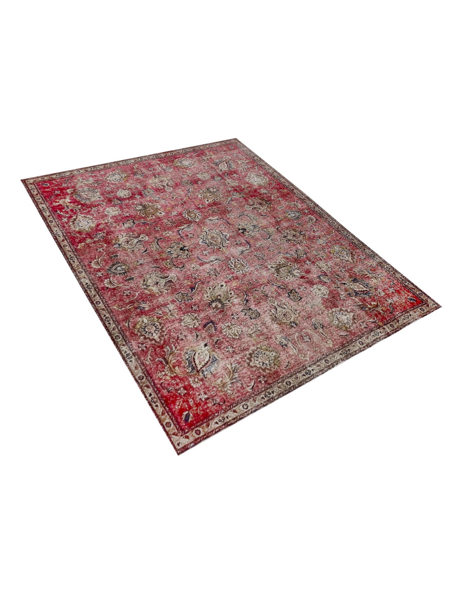 Red  Persia Retro Rug  296 x 258 cm - Unique Handmade Carpet