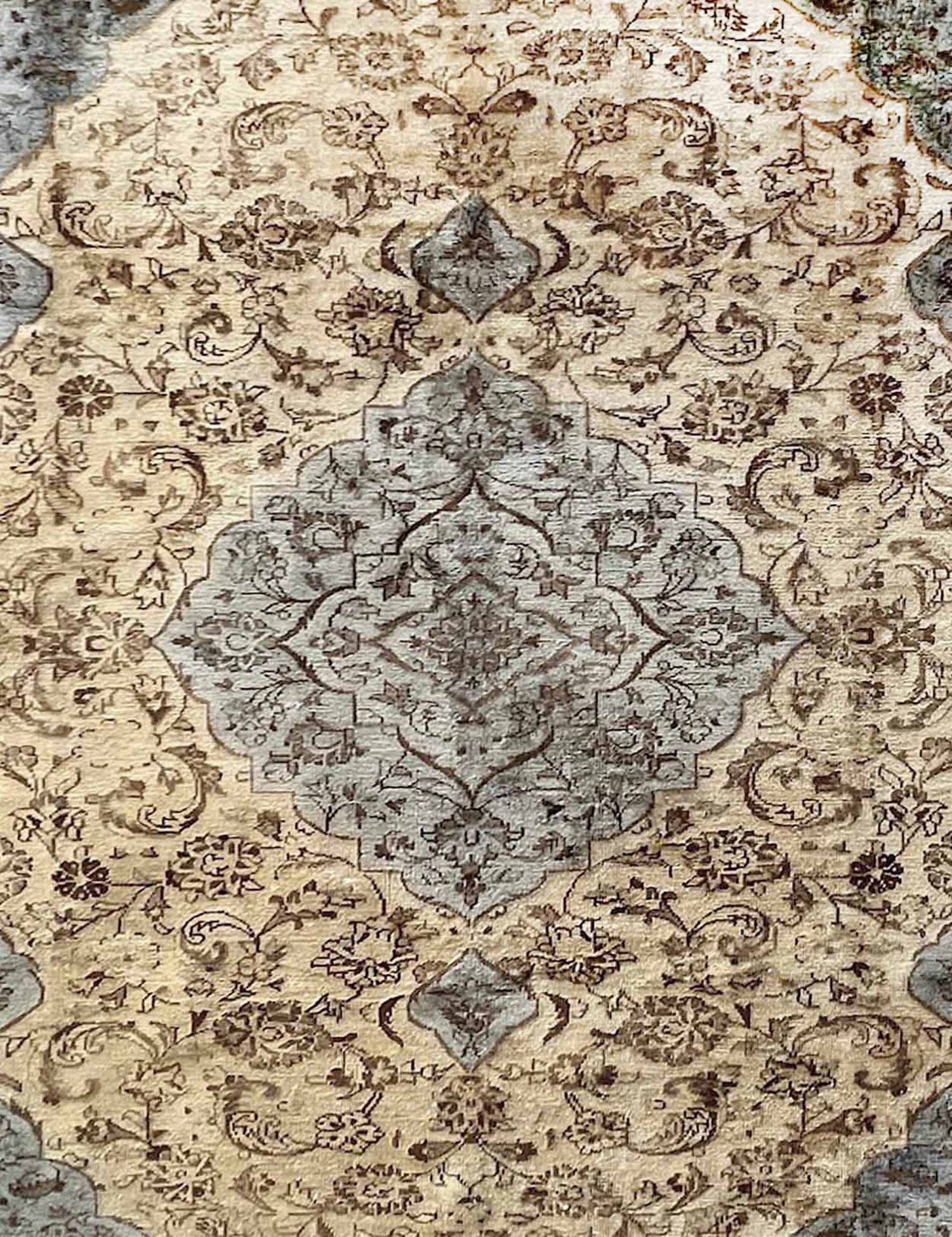 Tappeto Vintage  giallo <br/>275 x 180 cm