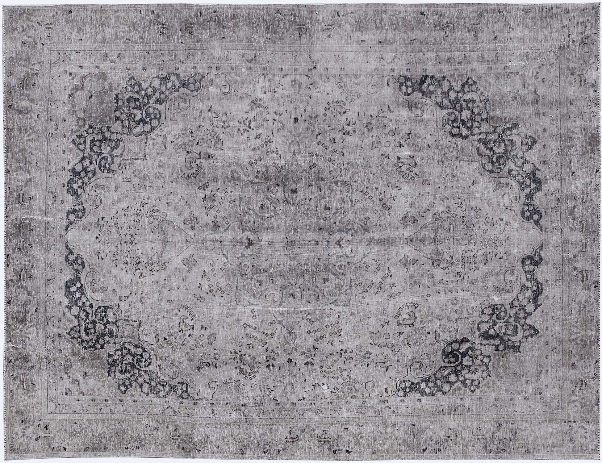 Persisk Vintagetæppe  grå <br/>350 x 255 cm