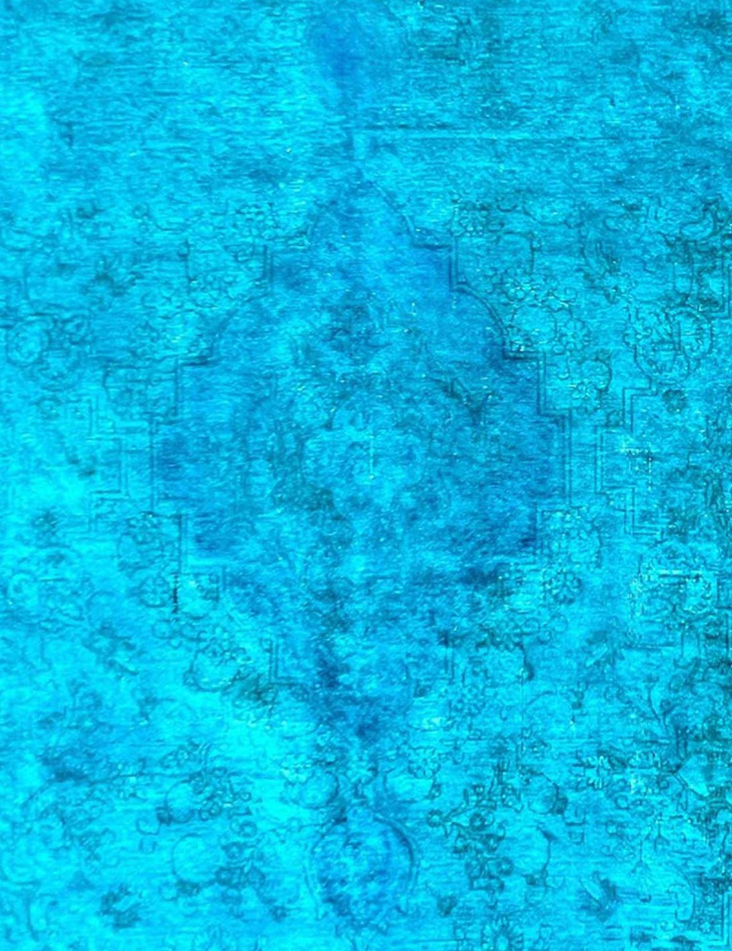 Persischer Vintage Teppich  blau <br/>302 x 302 cm