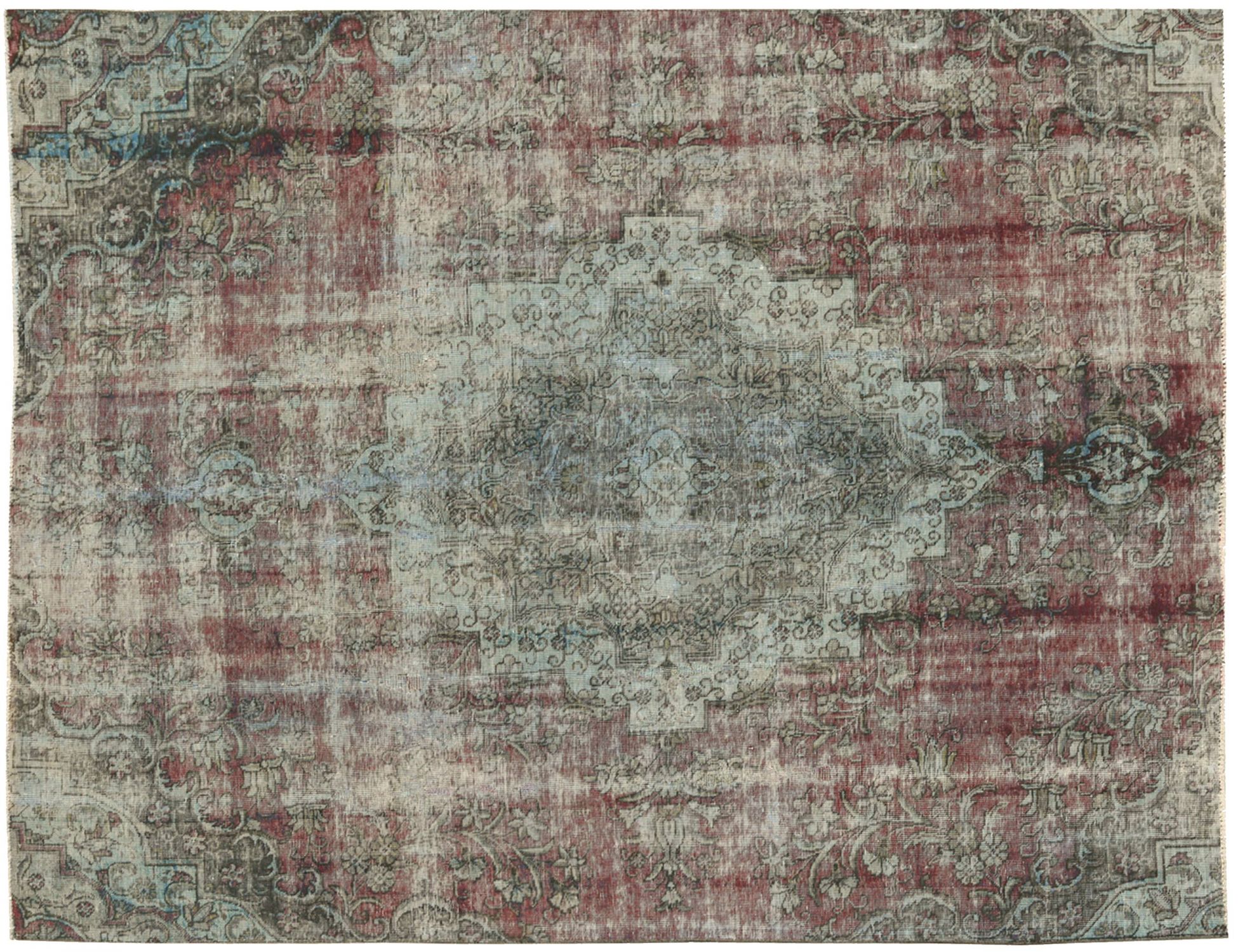 Tappeto Vintage  blu <br/>281 x 227 cm