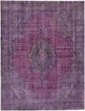 Alfombra vintage 377 X 284 púrpura