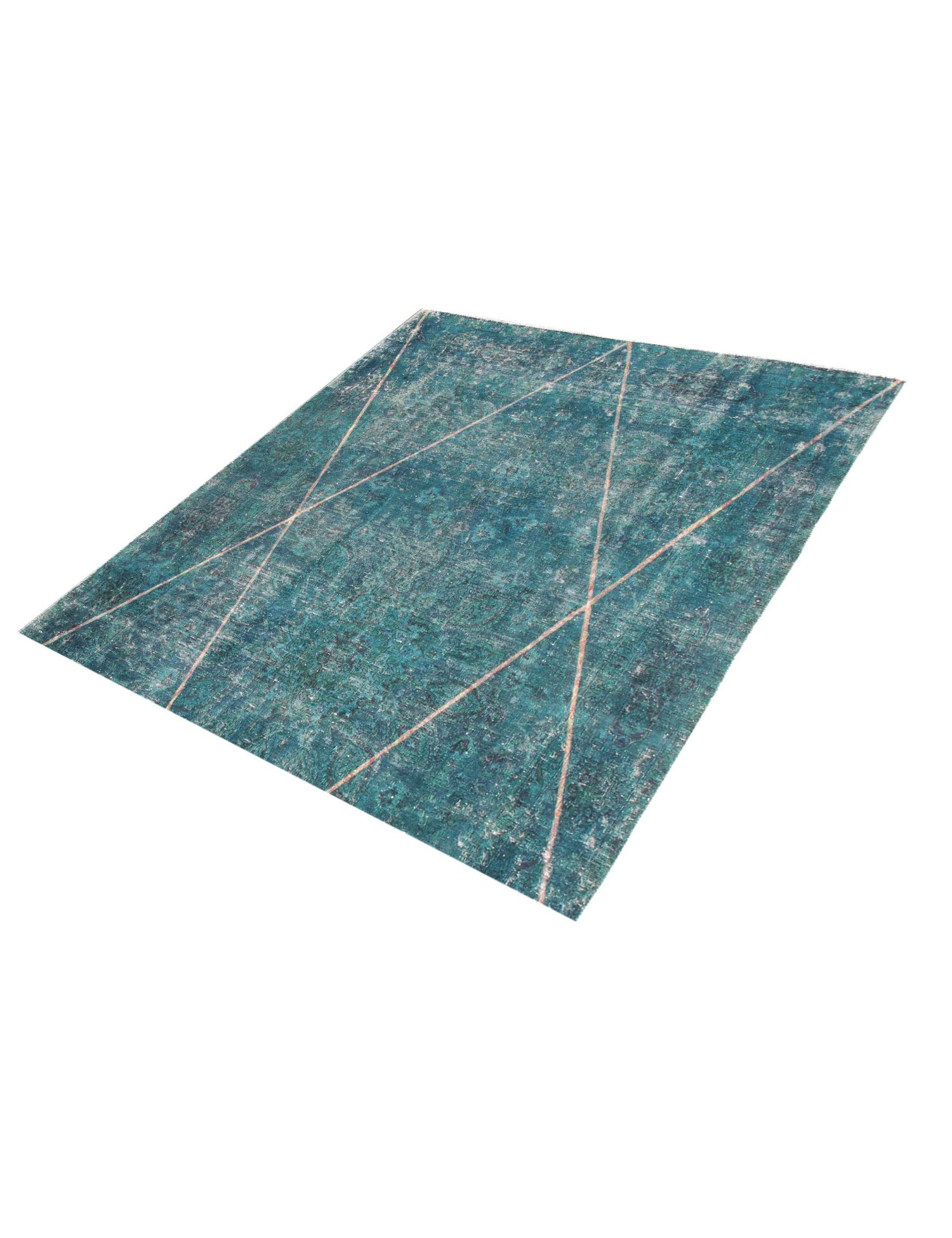 Persischer Vintage Teppich  grün <br/>180 x 195 cm