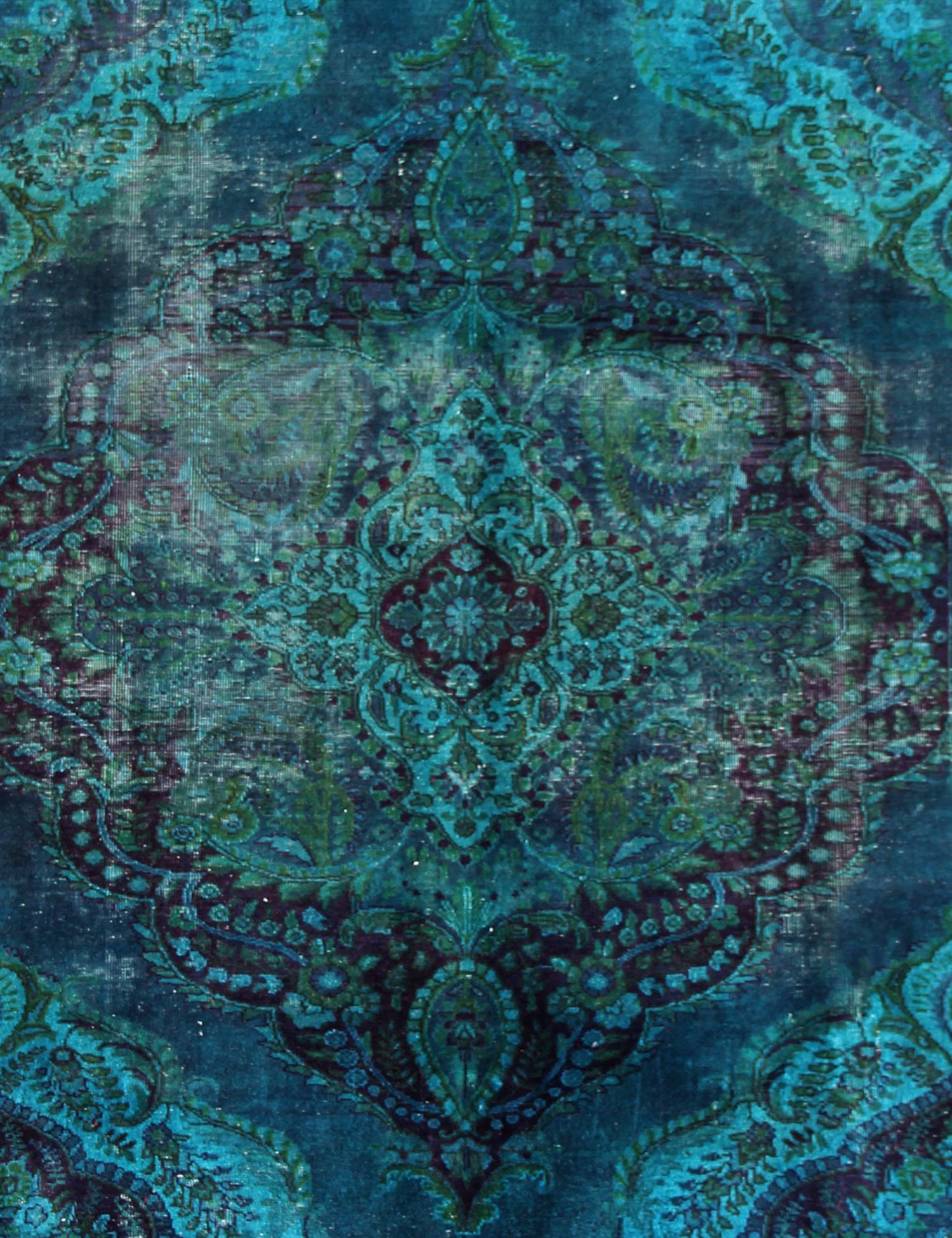 Tappeto vintage persiano  blu <br/>263 x 180 cm