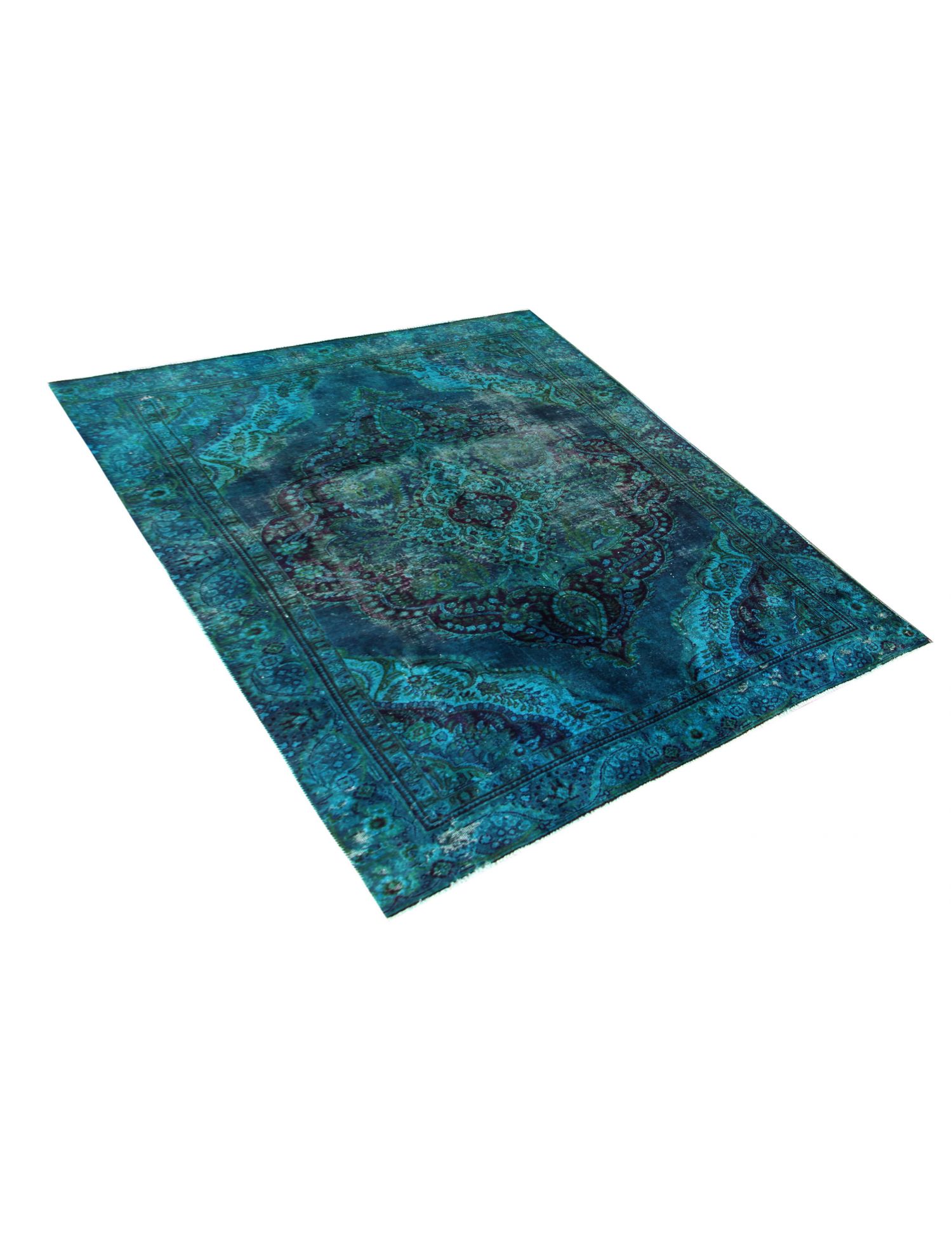 Tappeto vintage persiano  blu <br/>263 x 180 cm