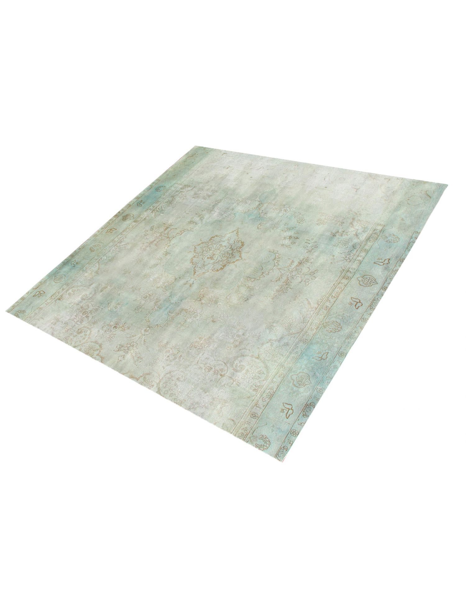 Tappeto vintage persiano  turchese <br/>296 x 296 cm